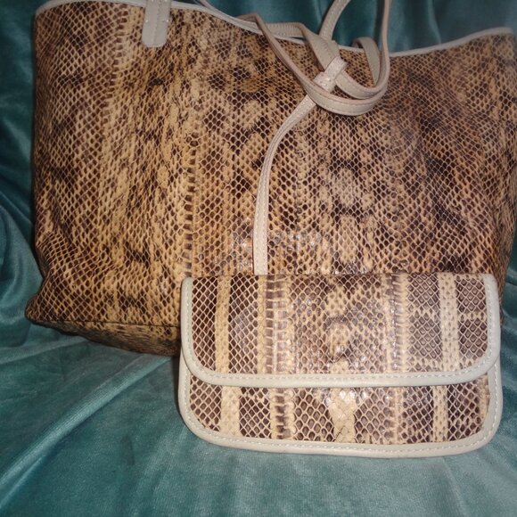 Python Shoulder Bag/Tote Bag - Picture 2 of 6
